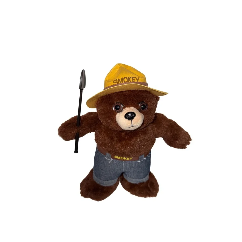Smokey Bear Plush Shovel Hat Education Outdoors 2019 Forest Fire Mascot 14